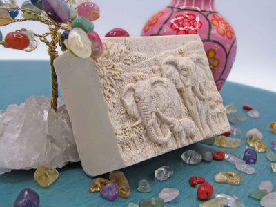 Elephants in Natural Cream